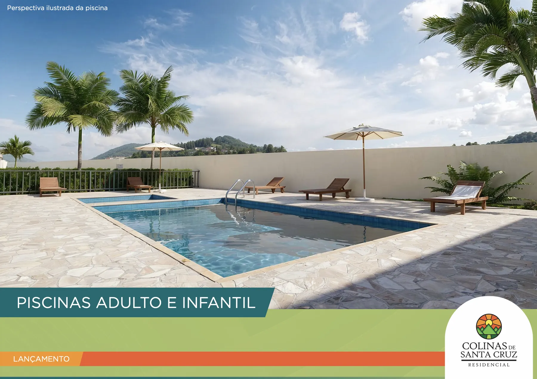 Piscina do condomínio