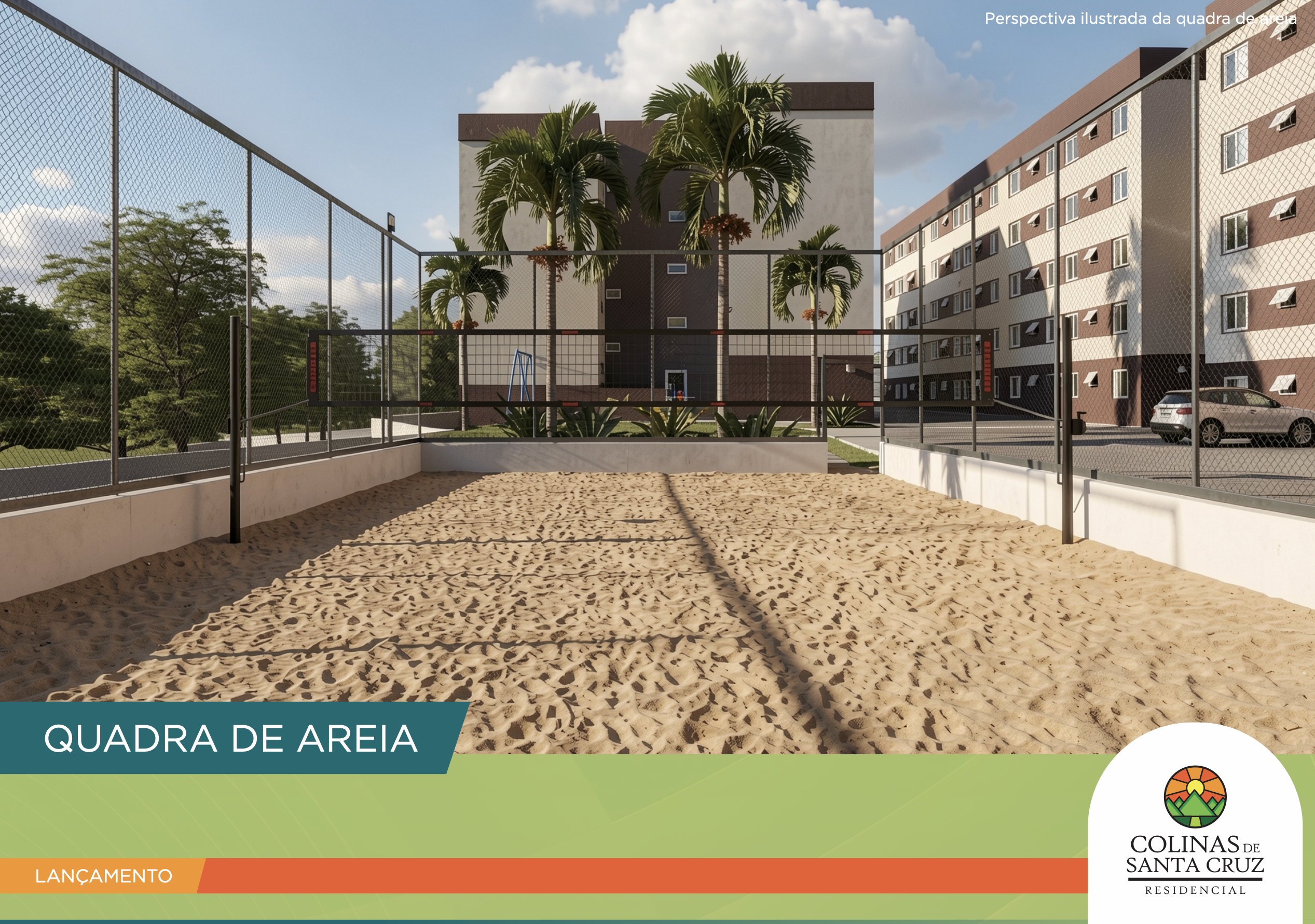 Quadra de beach tênis